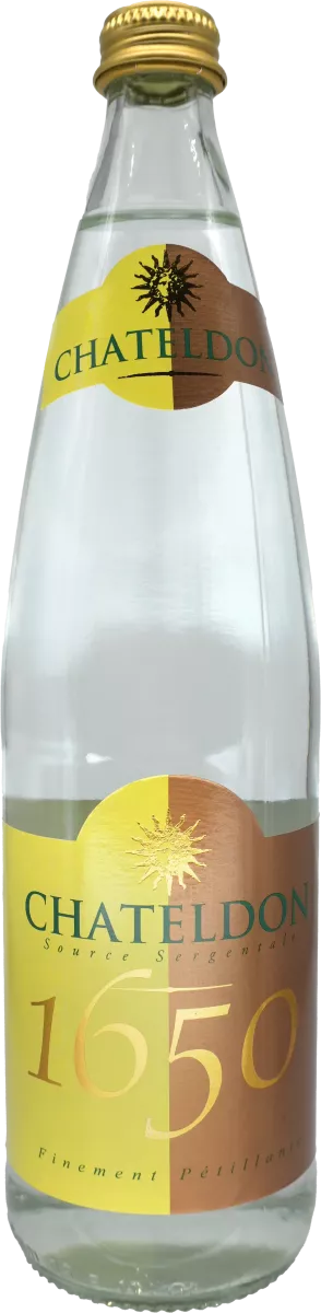 Chateldon bottle – front view