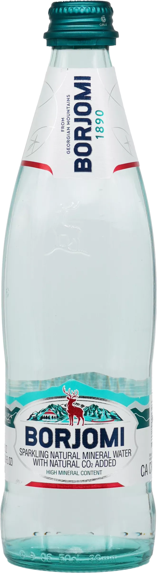 Borjomi bottle – front view